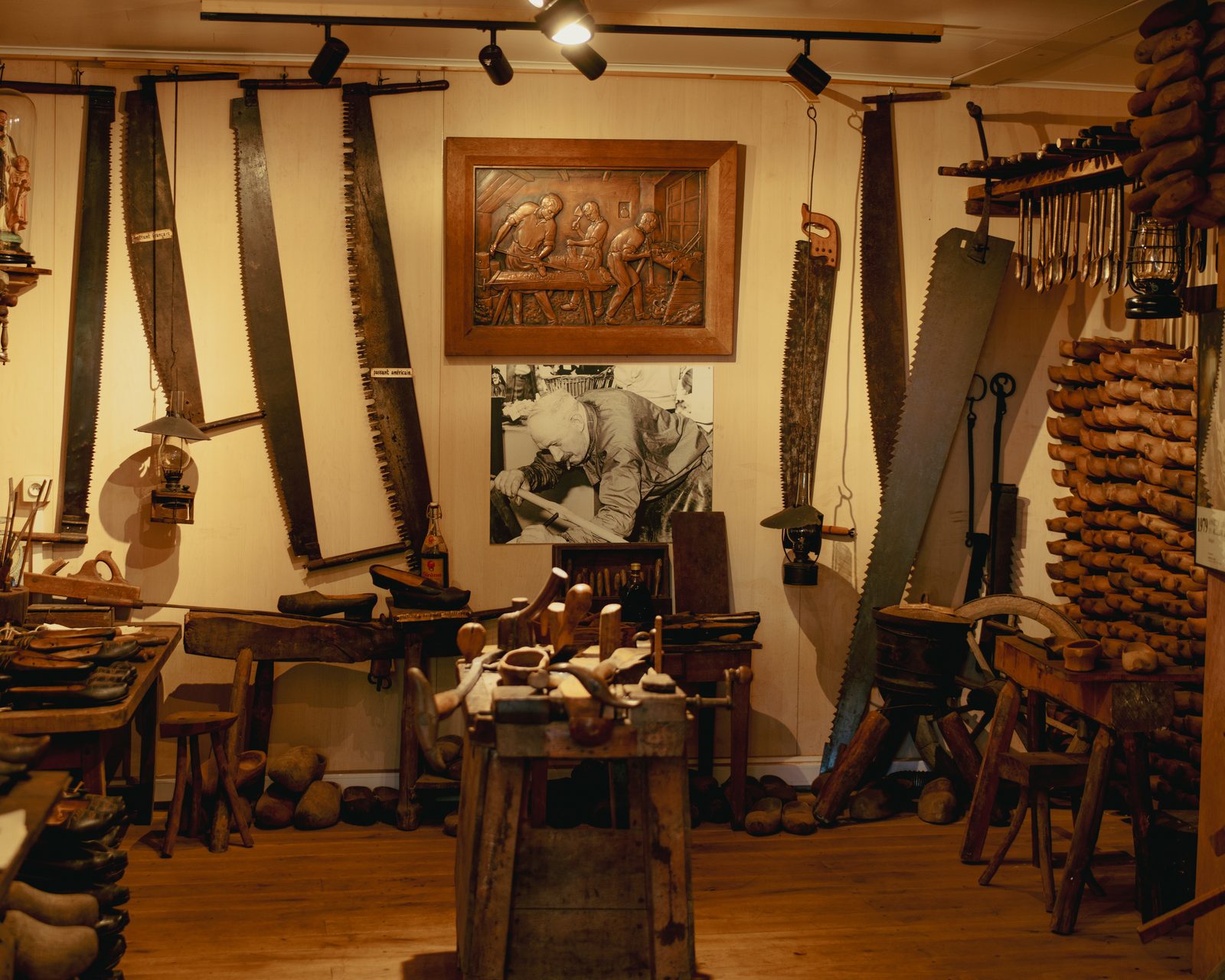 L'atelier reconstitué